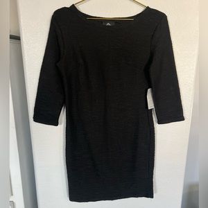 Angie Nordstrom Womens Knit Sheath LBD Dress Small in Black
